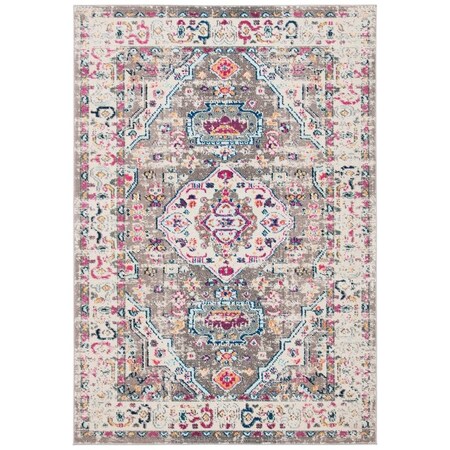 Safavieh 8 x 10 ft. Madison 400 Power Loomed Rectangle Area Rug Taupe & Ivory MAD468E-8